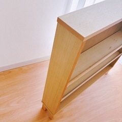 無印良品・廃盤 隙間棚 奥行14cmシェルフの画像