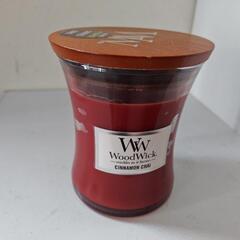 未使用品 WoodWick シナモンチャイ Mサイズ