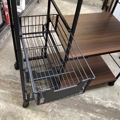 万代店　キャスター付キッチンワゴン
の画像