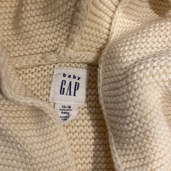 baby gap  クマ耳カーディガン　80cmの画像