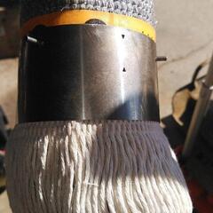 中古大きめの石油ストーブ芯新品取り替え済みおかげに決まりましたの画像