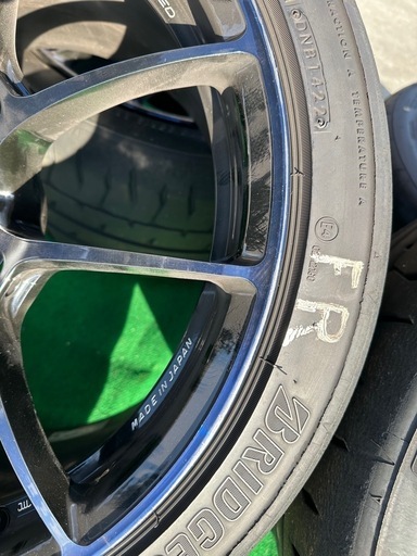 【2本での出品】レイズ G025 19インチ 10.5 & RE71RS  175 35r 19