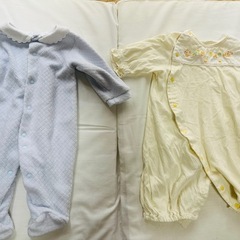 【決まりました】50-60センチ新生児服6点まとめ売り　ベビー服男女兼用の画像