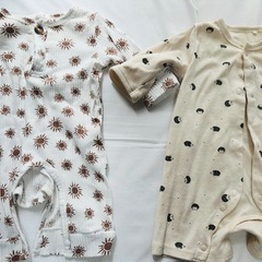 【決まりました】50-60センチ新生児服6点まとめ売り　ベビー服男女兼用の画像