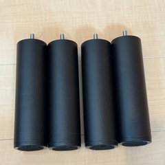 無印良品　スチール脚　20cm 黒　脚付マットレスの画像