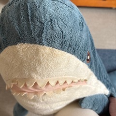 中古　IKEA イケア　サメのぬいぐるみ　抱き枕　全長1mの画像