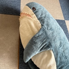中古　IKEA イケア　サメのぬいぐるみ　抱き枕　全長1mの画像