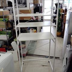 レンジラック レンジ台 白/ホワイト 家具 幅80.5㎝×奥行4...