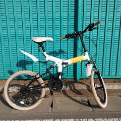 ★20インチ 折り畳み自転車 ★ Air Bike ミニベロの画像