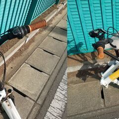 ★20インチ 折り畳み自転車 ★ Air Bike ミニベロの画像
