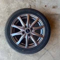 中古ノーマルタイヤホイール付き165/55R14履き替え無料>軽用の画像