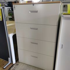 書庫　ラテラル　4段　スチール　事務用品　収納　鍵無し　ジャング...