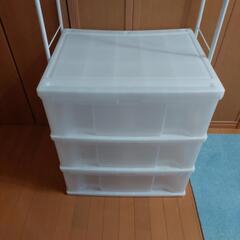 プラスチック収納！0円！引き取り希望✨