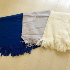 美品 美色 マフラー3点