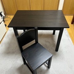 IKEA 子供用　机　椅子　セット