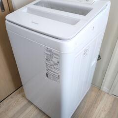 美品 2021年製 7kg パナソニック エコナビ搭載 送風乾燥付 洗濯機 Panasonic NA-FA70H8