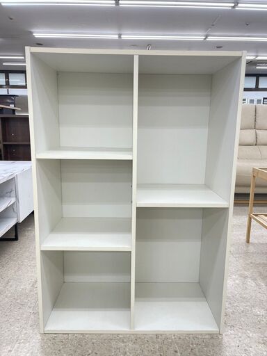 ★ジモティ割あり★  カラーボックス 白 H88×D29×W60 クリーニング済み TJ10785
