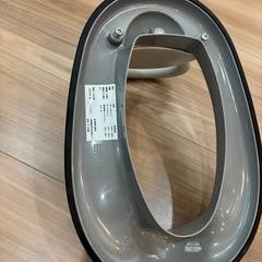 【美品】取手付き補助便座　グレー　の画像