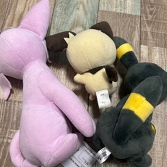 ポケモンぬいぐるみ　3点セット
の画像