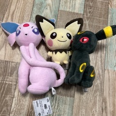 ポケモンぬいぐるみ　3点セット
