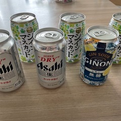 お取引中◎お酒　6本　ビール　ジン　サワーカクテル