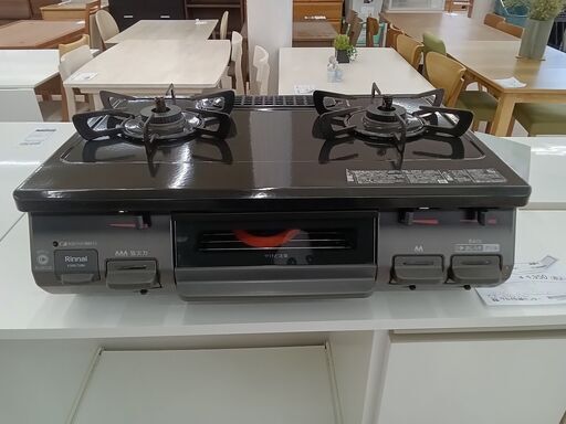 ★ジモティ割あり★ Rinnai ガステーブル　LPガス KSR670BKL  20年製 動作確認／クリーニング済み TC7175