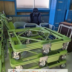 樹脂パレット台車（取手ナシタイプ）RH-2GH【上限3点】