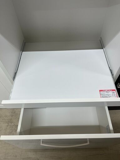 ジモティ来店特価!!　　食器棚　ホワイト　　J-250208
