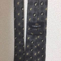 ネクタイ 中古 美品 シンプル 柄物ナロータイレギュラータイJIM THOMPSONジムトンプソン "ネクタイの画像