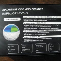 ホンマD1スーパーモンスターゴルフボール１ダース新品の画像