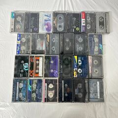 🌏🌏🌏中古 カセットテープ 100本 まとめて 大量 ハイポジションカセットテープ　中古品 使用済み 録音済含む 昭和レトロ ※ジャンク扱い🌏🌏🌏の画像
