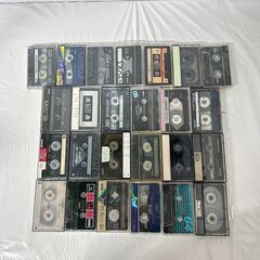 🌏🌏🌏中古 カセットテープ 100本 まとめて 大量 ハイポジションカセットテープ　中古品 使用済み 録音済含む 昭和レトロ ※ジャンク扱い🌏🌏🌏の画像