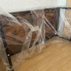 ニトリ　木目調　センターテーブルの画像