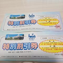 かすかべ湯元温泉　割引券