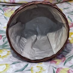 なんといってもお花は本物に限る。防水かご。 （やっぱり安心する籐シリーズ)中古 絶賛断捨離中の画像