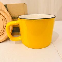【無料0円】蓋付きマグキャニスター マグカップ ミニー イエローの画像