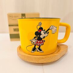 【無料0円】蓋付きマグキャニスター マグカップ ミニー イエローの画像