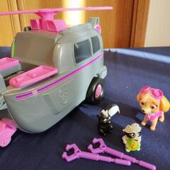 パウパトロール　レスキュープレイセット　スカイ　フライングヘリ