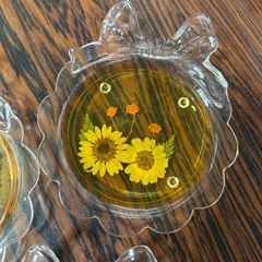 
押し花コースターの画像