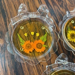 
押し花コースターの画像