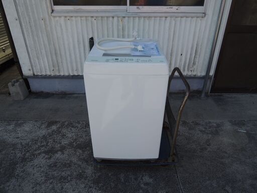 △TOSHIBA 東芝 電気洗濯機 AW-45M9(W) 4.5Kg 2021年製 動作品 ホワイト/管理4754
