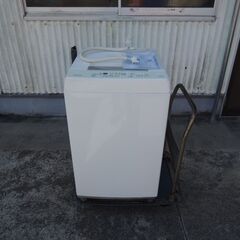 △TOSHIBA 東芝 電気洗濯機 AW-45M9(W) 4.5Kg 2021年製 動作品 ホワイト/管理4754