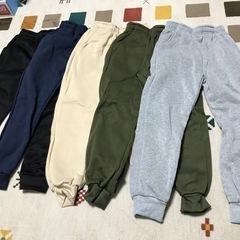 キッズ130 カジュアルボーイズパンツ　ミックスカラー5点セット...