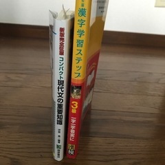 【2冊おまとめ】漢字検定3級＋現代文の重要知識の画像