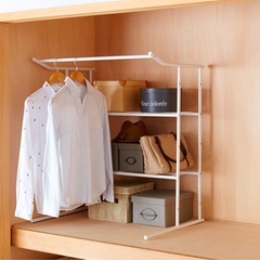 押入れ収納② ハンガーラック