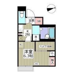 🌈😳敷金0・礼金0・仲介手数料0😳🌈スーパー、コンビニ徒歩6分✨...