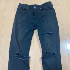 GU カスタムダメージジーンズ28インチ　の画像