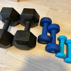 ダンベルセット　7.5キロ、4キロ、1キロ　の3種セット