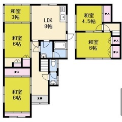 西区己斐西町　🏠4DK  敷0礼0駐車場近隣1台有り　55,000円