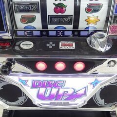 千歳市/恵庭市 サミー パチスロ ディスクアップ ZS ホワイトパネル コイン不要機 100V 無段階Vol. スロットの画像